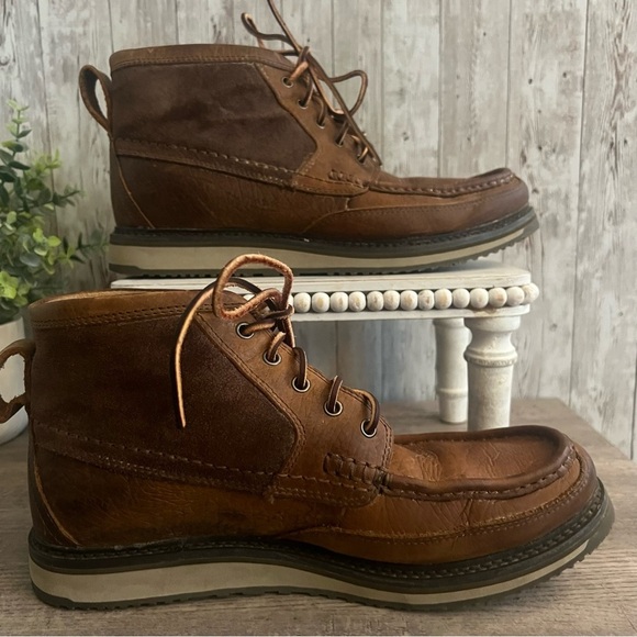 Ariat Foothill Lookout Men’s Brown Leather Lace Up Boots 10EE Wide
